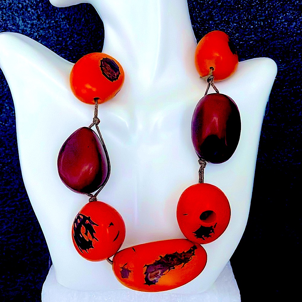 DoubleStringed Aroma Stone Necklace